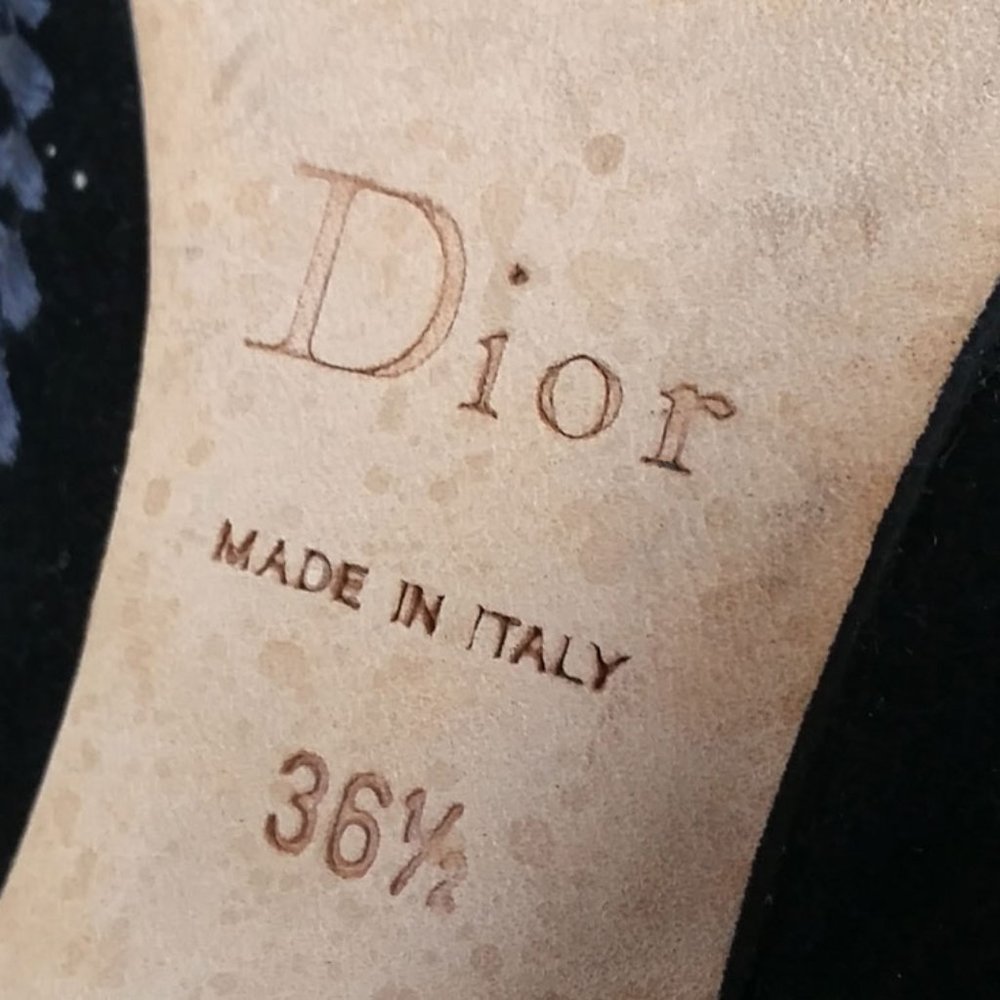Dior Black and Tan Heels - Picture 9 of 9
